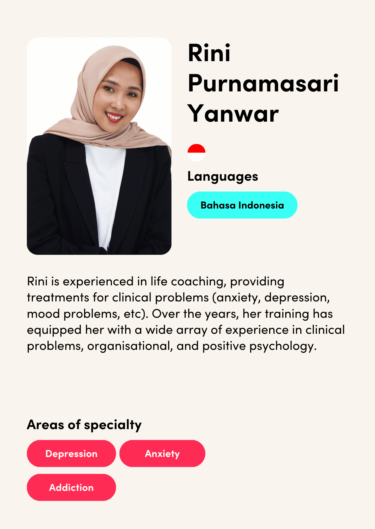 T&S Microsite Clinician Profile - Rini